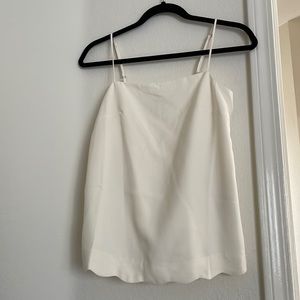 White J Crew Cami Top